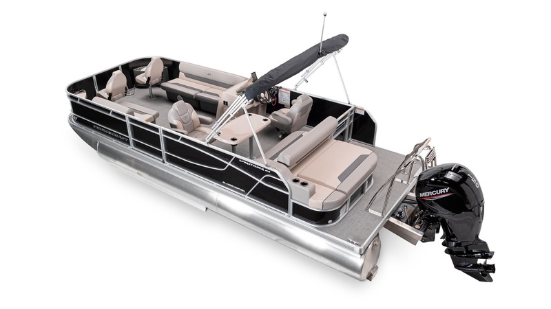 Princecraft Boats  2023 Sportfisher 23-2S-RL Sport Configuration Black Pontoon Boat Photo